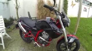 Derbi Mulhacen 125 Cafe review comparison KTM Duke 125cc [upl. by Lanctot]