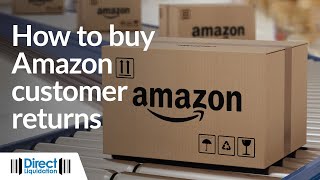 How to Buy Amazon Customer Returns Pallets Online [upl. by Hoi]