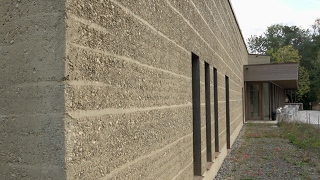 Prefabricated rammed earth  BONUS Antierosion lime layer insertion [upl. by Walburga551]