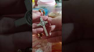 Holy Rosary and Padre Pio Necklace fyp fypyoutube [upl. by Xylon]