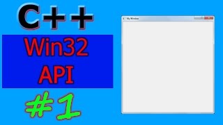 Windows GUI Programming with CC  Win32 API   Part 1  Creating a window [upl. by Daphna]