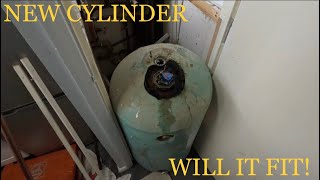 INSTALLING A DIRECT VENTED HOT WATER CYLINDER 7 [upl. by Hadeis491]