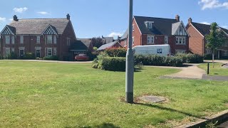 DRIVING AROUND KEMPSTON BEDFORDSHIRE HOUSES PROPERTIES [upl. by Ahsinev444]