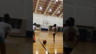 At basketball practice working on making good passes and working as a team on teamwork teamwork [upl. by Eniamert]