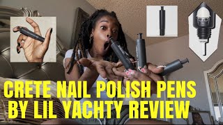 CRETE CO NAIL POLISH BY LIL YACHTY REVIEW  CRETEFEET [upl. by Yaniv382]