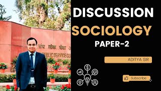 SOCIOLOGY PAPER2 Detailed Analysis  Mains 2024  Aditya sir [upl. by Vescuso]