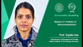 Module 17 Problem of Heteroscedasticity I [upl. by Maida714]