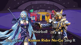 Secret Departure Hairball But Azura and Kamen Rider NaGo Sing It  FNF Cover [upl. by Kellby]