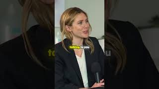 Elizabeth Olsen Audience Engagement with Wanda WandaVision ElizabethOlsen interview podcast [upl. by Colvin]