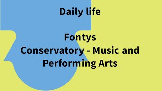 Conservatory  Music and Performing Arts  Daily life [upl. by Abana168]