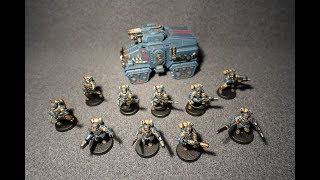 Painted amp Fully Magnetized Tempestus Scions Force Warhammer 40k [upl. by Linnie]