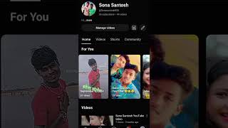 Sona Santosh YouTube 😥😢😪🙏💯🥰🥰🥰😪💘💕😆😙🥰😪🙏 [upl. by Htyderem]