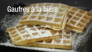 Recette des gaufres traditionnelles à la bière [upl. by Noemi79]