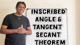 Maths made EasyInscribed angle theory conceptTangent Secant theorem concept [upl. by Barabas]