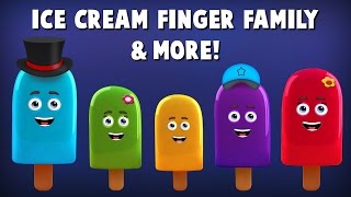 Ice Cream Finger Family Song  Top 10 Finger Family Songs  Daddy Finger Rhyme [upl. by Pentheam]