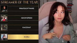 Pokimane Votes For The Streamer Awards [upl. by Annuahs]