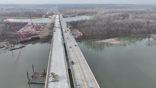 Construction comes to a close on I70 Missouri River Bridge [upl. by Ative]