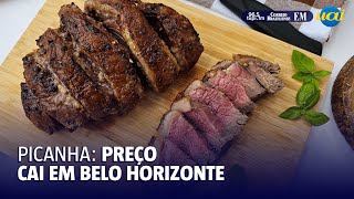 Pesquisa aponta queda nos preços do filé mignon e picanha em BH [upl. by Torruella]