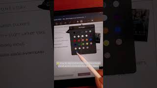 🎨 How to add custom colors in GoodNotes goodnotestip digitalplanner ipadplanner [upl. by Berman654]