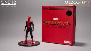 One12 Collective SpiderMan Far From Home  Deluxe Edition Unboxing  Mezco Toyz [upl. by Ingelbert151]