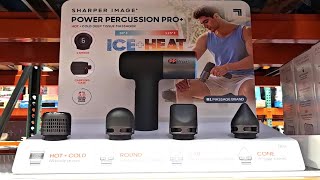 SHARPER IMAGE POWER PERCUSSION PRO HOT AND COLD MASSAGER Shop with us at Costco [upl. by Ern622]