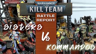 Kill Team Adepta Sororitas Vs Kommandos [upl. by Ahsaeym881]