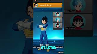 Vegeta Z  Early  GIRL CHAT 15  Dragon Ball Sparking Zero [upl. by Amabel]