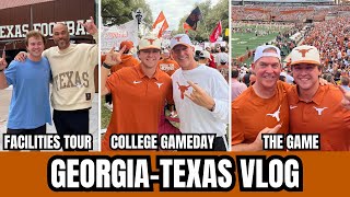 Georgia at Texas Vlog  Facilities Tour College Gameday Top 5 Showdown  The Groff Show [upl. by Yevi492]