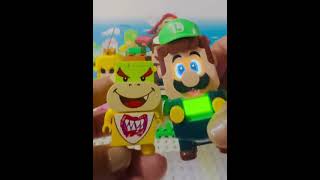 Lego Mario into Tanooki Power Suit returned his own costume 140 trending shorts asmr toys [upl. by Eirolam]