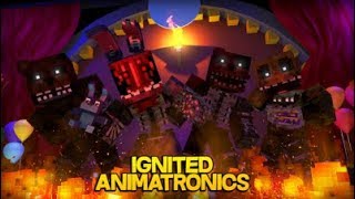 Minecraft Fnaf Ignited Animatronics Attack Minecraft Roleplay [upl. by Hirsh]