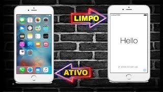 Como Apagar iPhone para inserir Novo Usuario [upl. by Selrac]