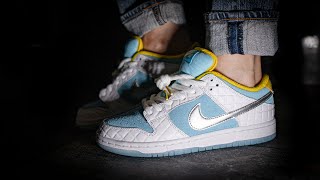 FOR THE CITY  Nike SB x FTC Dunk Low Pro Sneaker Unboxing [upl. by Ahsinauj]