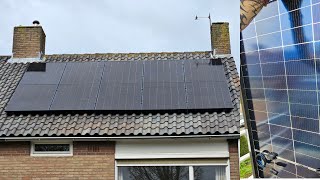 10 Bifaciale doorschijnende zonnepanelen monteren Trina 435wp [upl. by Milburt465]