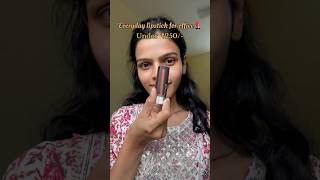 Affordable lipstick for office💄 mahimali affordablemakeup lipstick viral shortsviral ytshorts [upl. by Atinrehs]