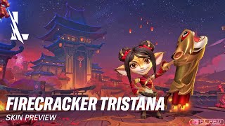 Firecracker Tristana  Patch 30  Skin Preview  League of Legends Wild Rift [upl. by Paco]