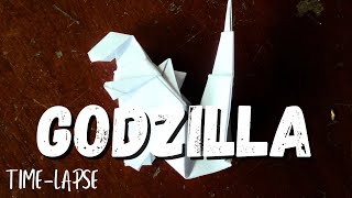 Create Your Own Origami Godzilla  DIY TimeLapse [upl. by Maren]