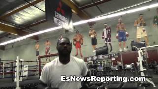 marcos maidana vs floyd mayweather 2 steve forbes in oxnard EsNews [upl. by Minni]