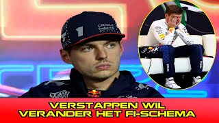 Max Verstappen maakt zich zorgen over zijn gezondheid en roept op tot wijzigingen in de F1kalender [upl. by Anomer]