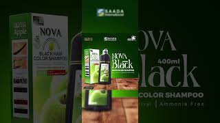 Color  Care in one step Transform your hair with Nova Black Hair Color Shampoo 400ml [upl. by Dorian]