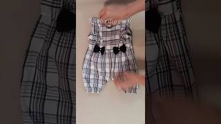 DIY  baby romper sutting and stitching  03 month baby romper cutting and stitching newborn dress [upl. by Nyvek]