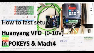 Quicktip Pokeys57CNC amp Mach4 Frequenzumrichter anschließen [upl. by Linson]