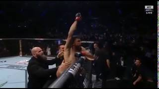 UFC Mexico City Crowd Throws Beer Bottles Water at UFC fighter [upl. by Goldsworthy]