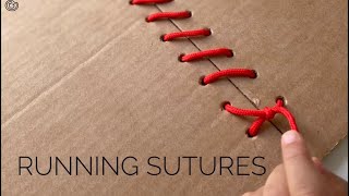 Suture practice for kids  Running Sutures [upl. by Assirem]