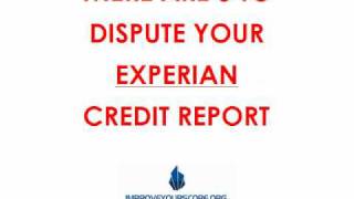 Experian Credit Dispute  3 Ways To Dispute Experian Credit Reports [upl. by Yursa]