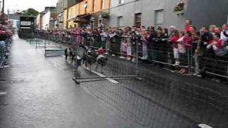 Pig race in the small town of Castlerea North west Ireland [upl. by Caplan]