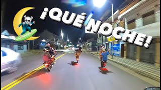 ¡¡NOCTURNO EN 1 RUEDA  SON TODOS RE MANIJAS ​🥵​ [upl. by Atnod]