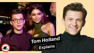 Tom Holland on Zendaya Robert Pattinson amp His Career  Explain This  Esquire [upl. by Wolford]