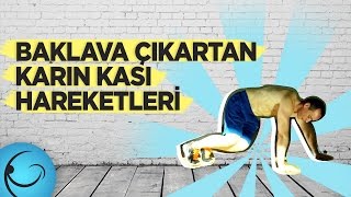 Baklava Çıkartan Karın Kası Hareketleri [upl. by Annair]