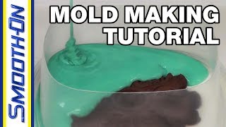 How To Make a Simple One Piece Silicone Mold  Pour On [upl. by Attelrak]