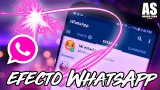 ACTIVA ESTE EFECTO PARA WHATSAPP [upl. by Haeel]